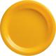 Sunshine Yellow Plastic Dinner Plates 20ct